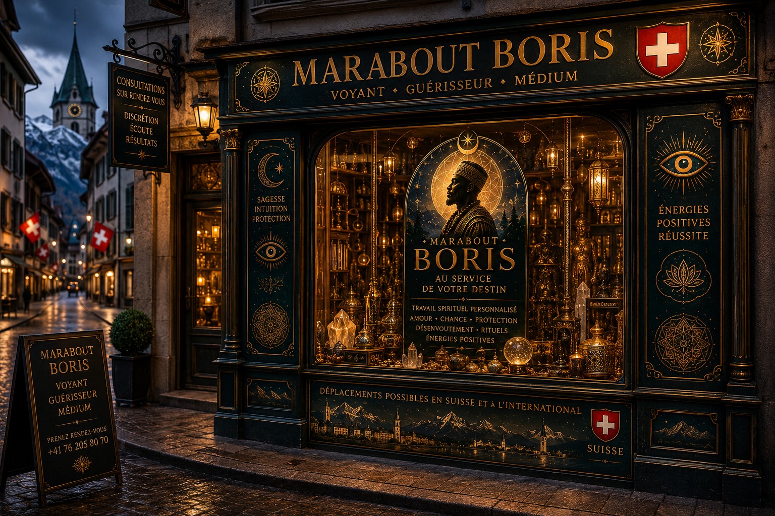 Cabinet de consultation Marabout Boris
